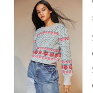Kimchi Blue Strawberry Sweater